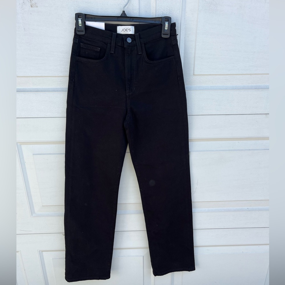 Joe's Women's The Margot  High Rise Straight Jeans black Size 25 NWT